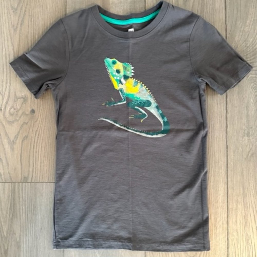 TEA COLLECTION BOYS LIZARD SHORT SLEEVED SHIRT TOP